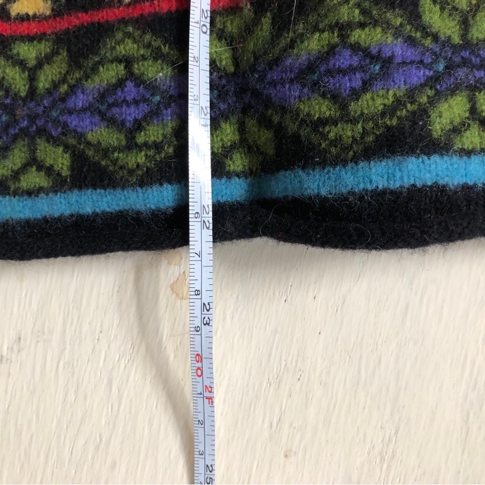Rainbow Pattern Wool Sweater - Picture 14 of 15